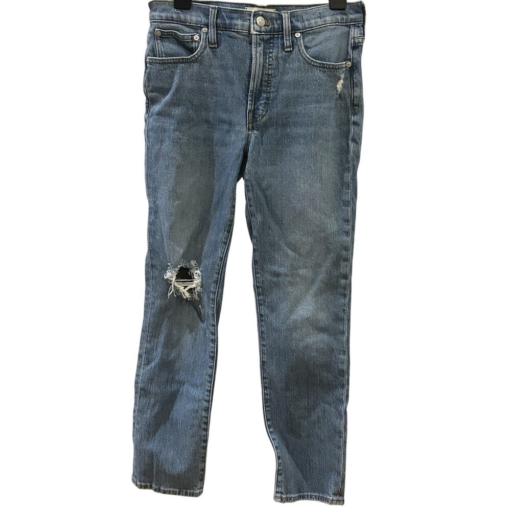 Madewell The Mid-Ride Perfect Vintage Distressed Jeans Women's size 27 - Picture 1 of 5